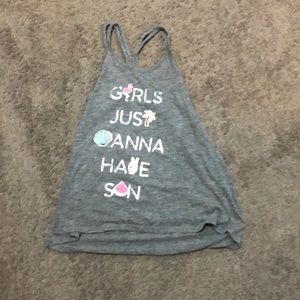 Flowy summer tank top